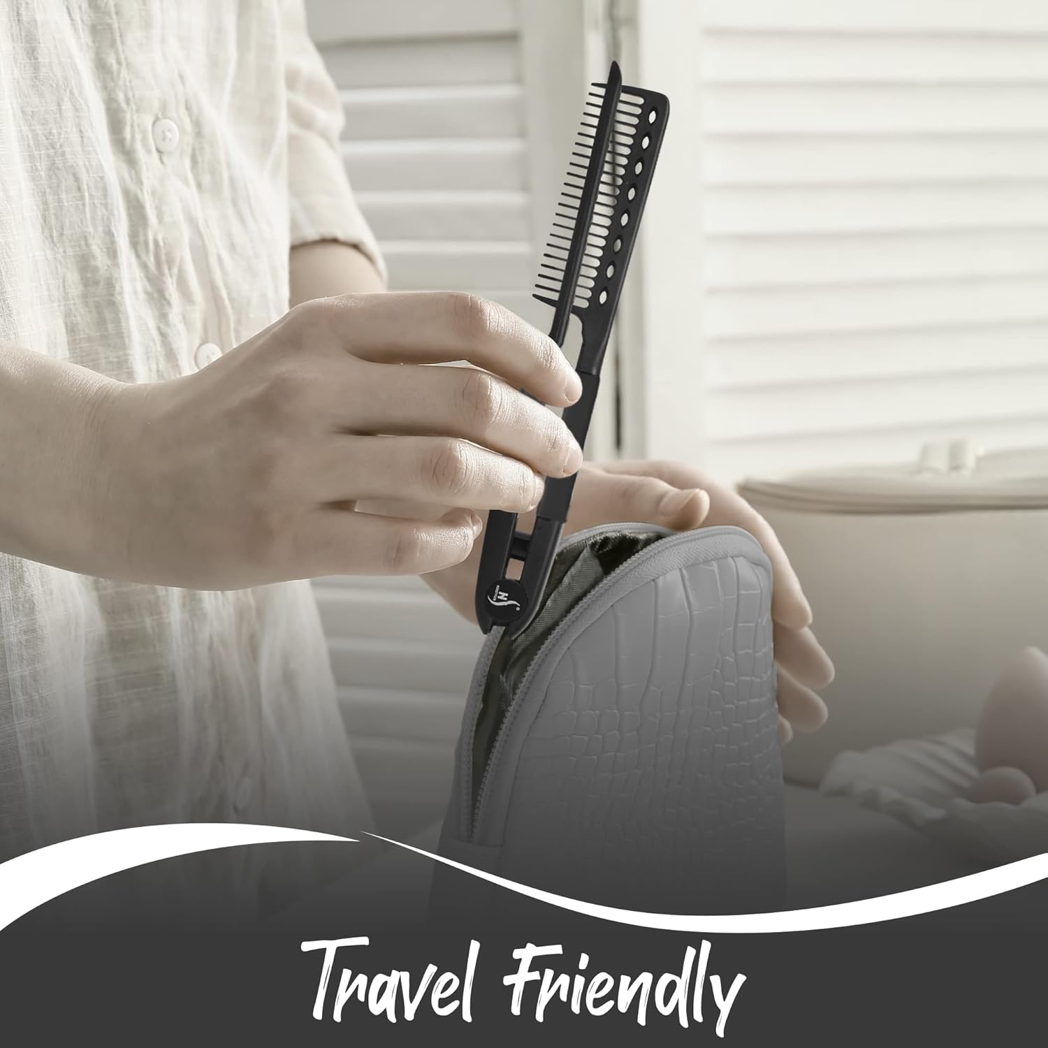 Brosse Lissante – Peigne Sèche-Cheveux pour des Coiffures Sans Effort