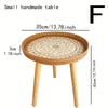 Table d'appoint en rotin scandinave - Elin