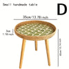 Table d'appoint en rotin scandinave - Elin