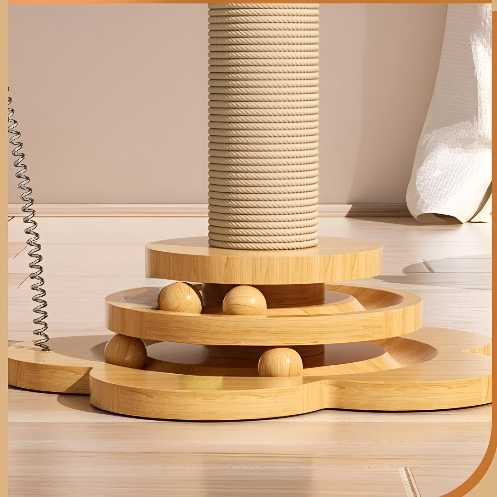 Balles en bois pour chats - WoodPounce