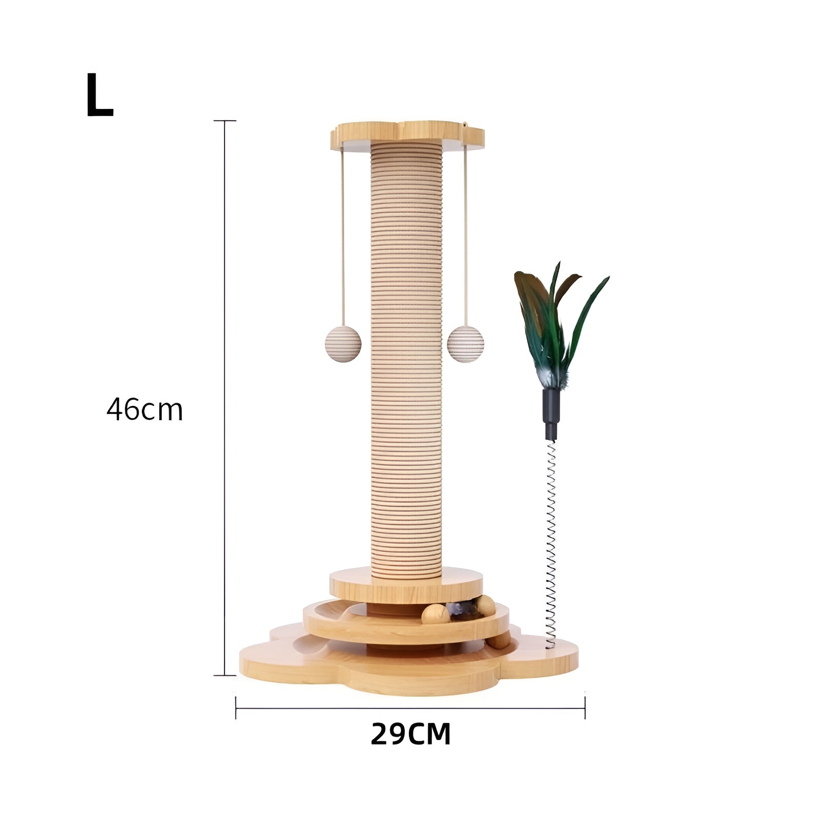 Balles en bois pour chats - WoodPounce