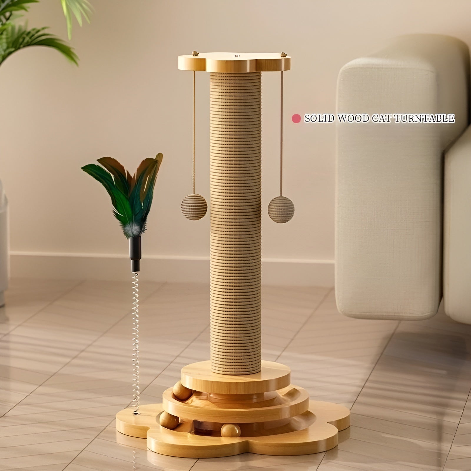 Balles en bois pour chats - WoodPounce