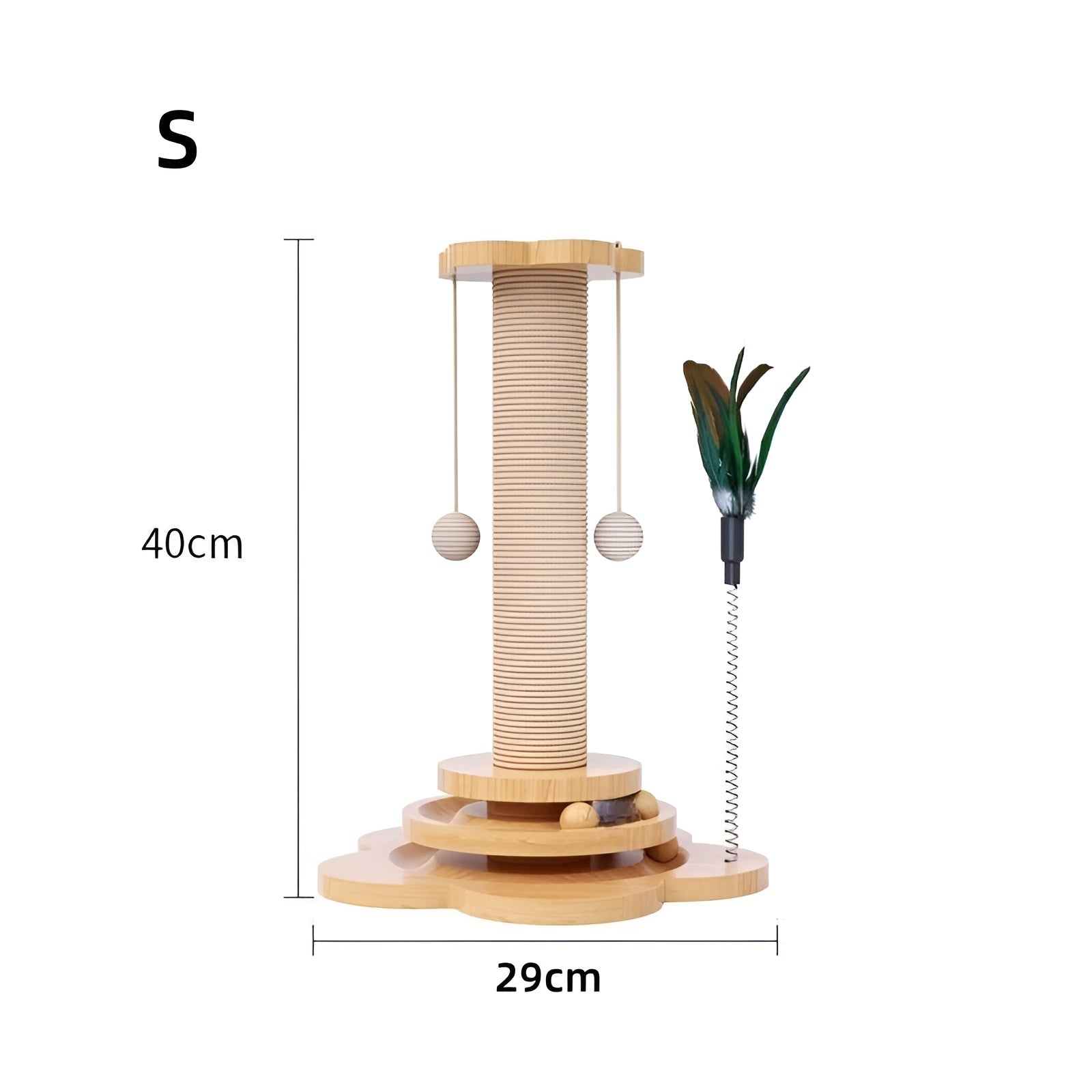 Balles en bois pour chats - WoodPounce