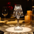 GlimmerLux - Lampe de table élégante en cristal avec variateur tactile