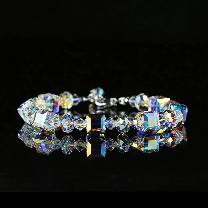 Bracelet en cristal cubique polyvalent