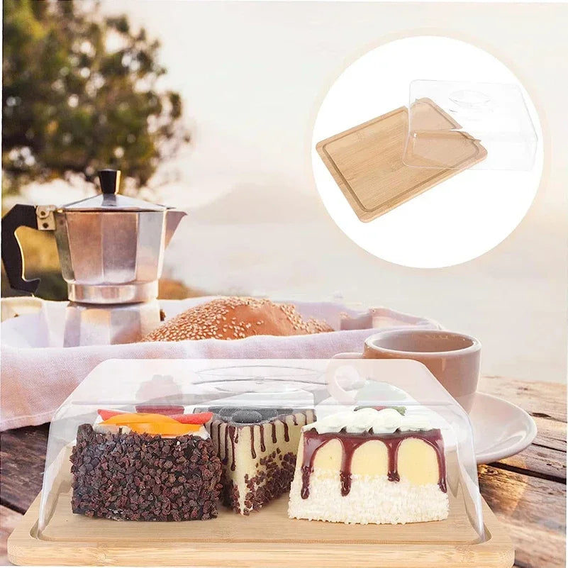 Beurrier rectangulaire avec couvercle en bambou - FreshSeal