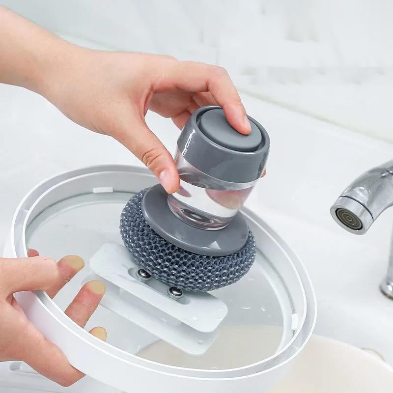 Brosse Distributeur de Savon pour la Cuisine – CleanEase