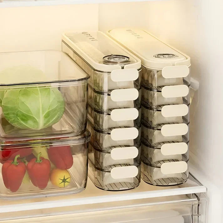 Boîte de conservation empilable avec couvercle – FridgeStack
