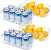 Boîtes de rangement transparentes pour le réfrigérateur (4 pièces) – CoolOrganize