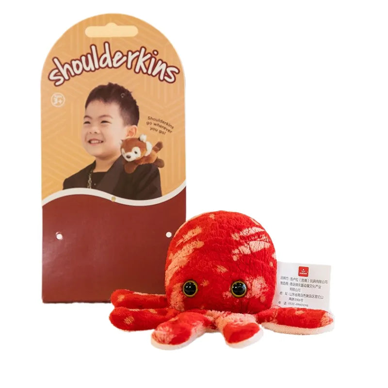 Animal en peluche magnétique pour épaule - ChameoClip