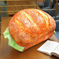 Lars | Coussin Hamburger 2-en-1 : Assise et Décoration
