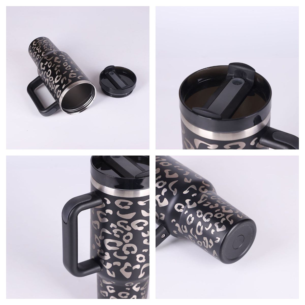 Tasse isolante avec poignée et paille - ChillMate
