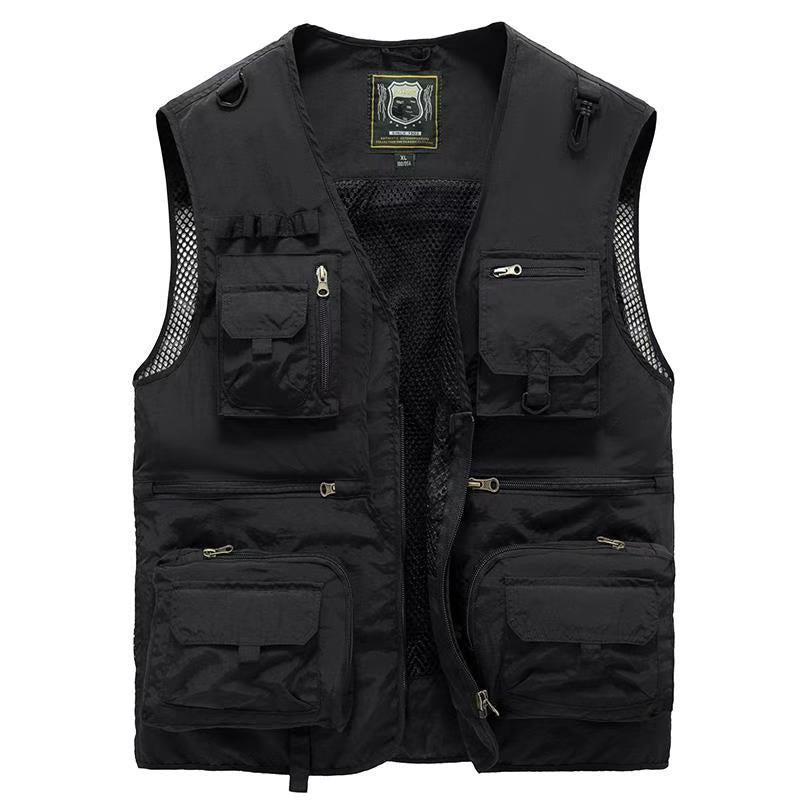Veste d'extérieur avec plusieurs poches - Légère, Respirante