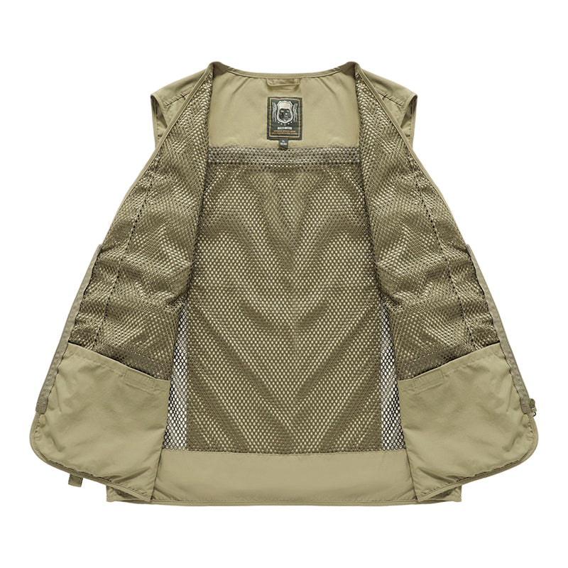 Veste d'extérieur avec plusieurs poches - Légère, Respirante