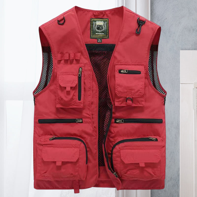 Veste d'extérieur avec plusieurs poches - Légère, Respirante