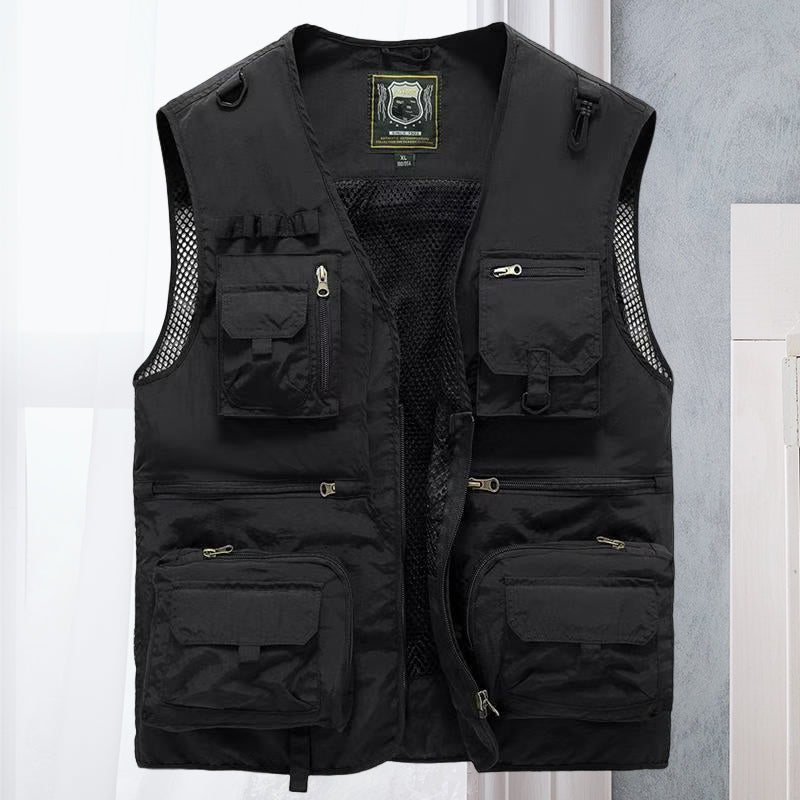 Veste d'extérieur avec plusieurs poches - Légère, Respirante