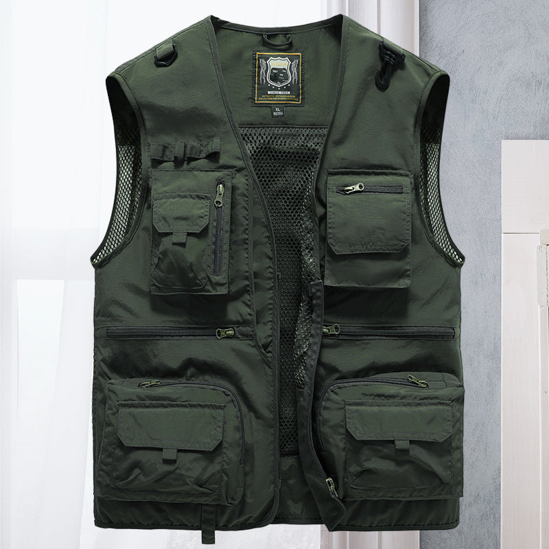 Veste d'extérieur avec plusieurs poches - Légère, Respirante