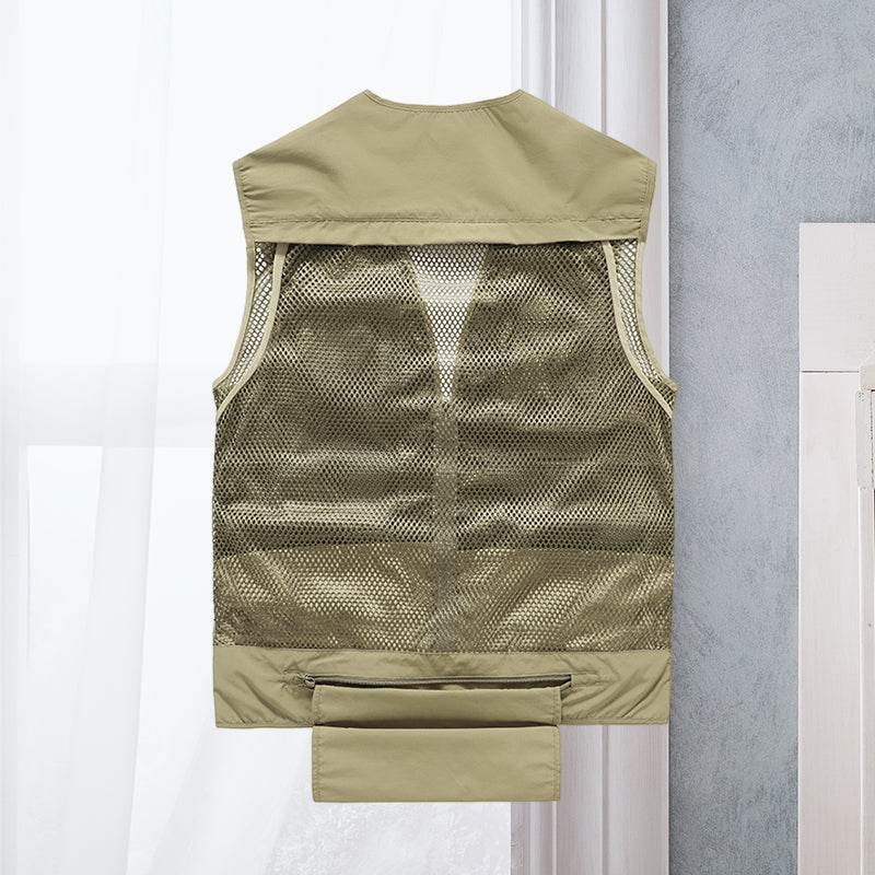 Veste d'extérieur avec plusieurs poches - Légère, Respirante