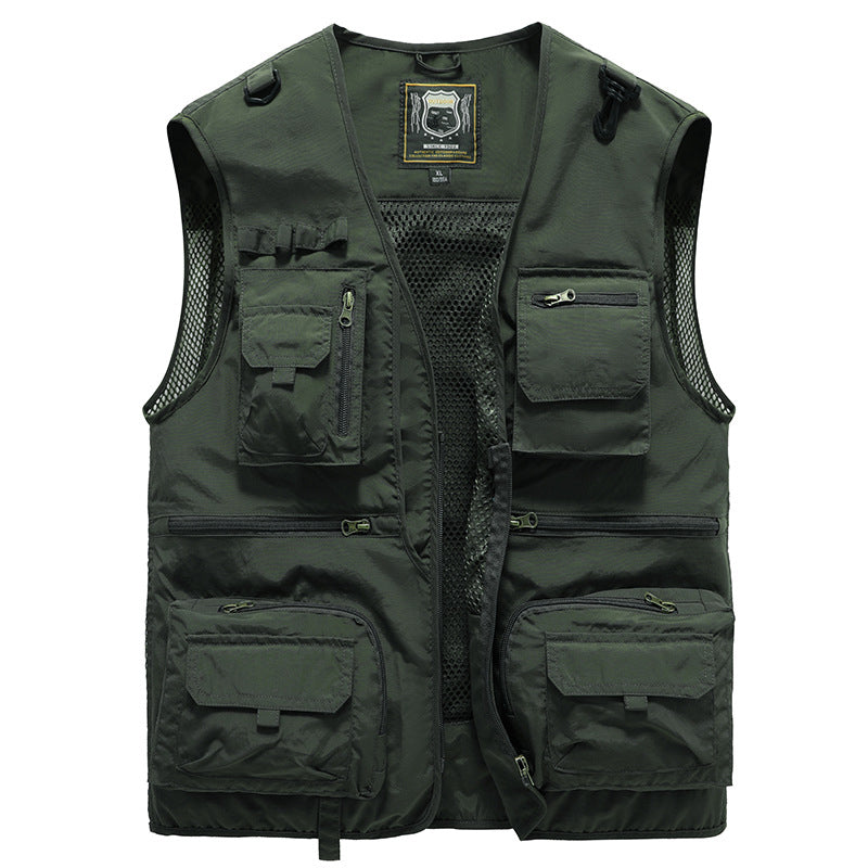Veste d'extérieur avec plusieurs poches - Légère, Respirante
