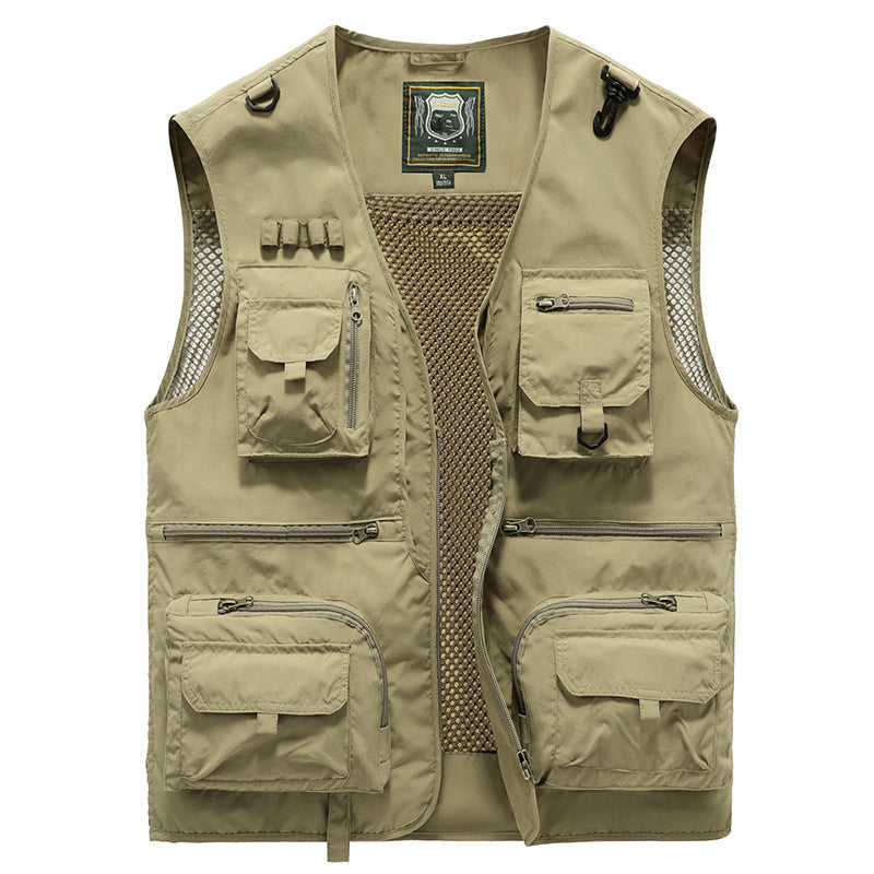 Veste d'extérieur avec plusieurs poches - Légère, Respirante
