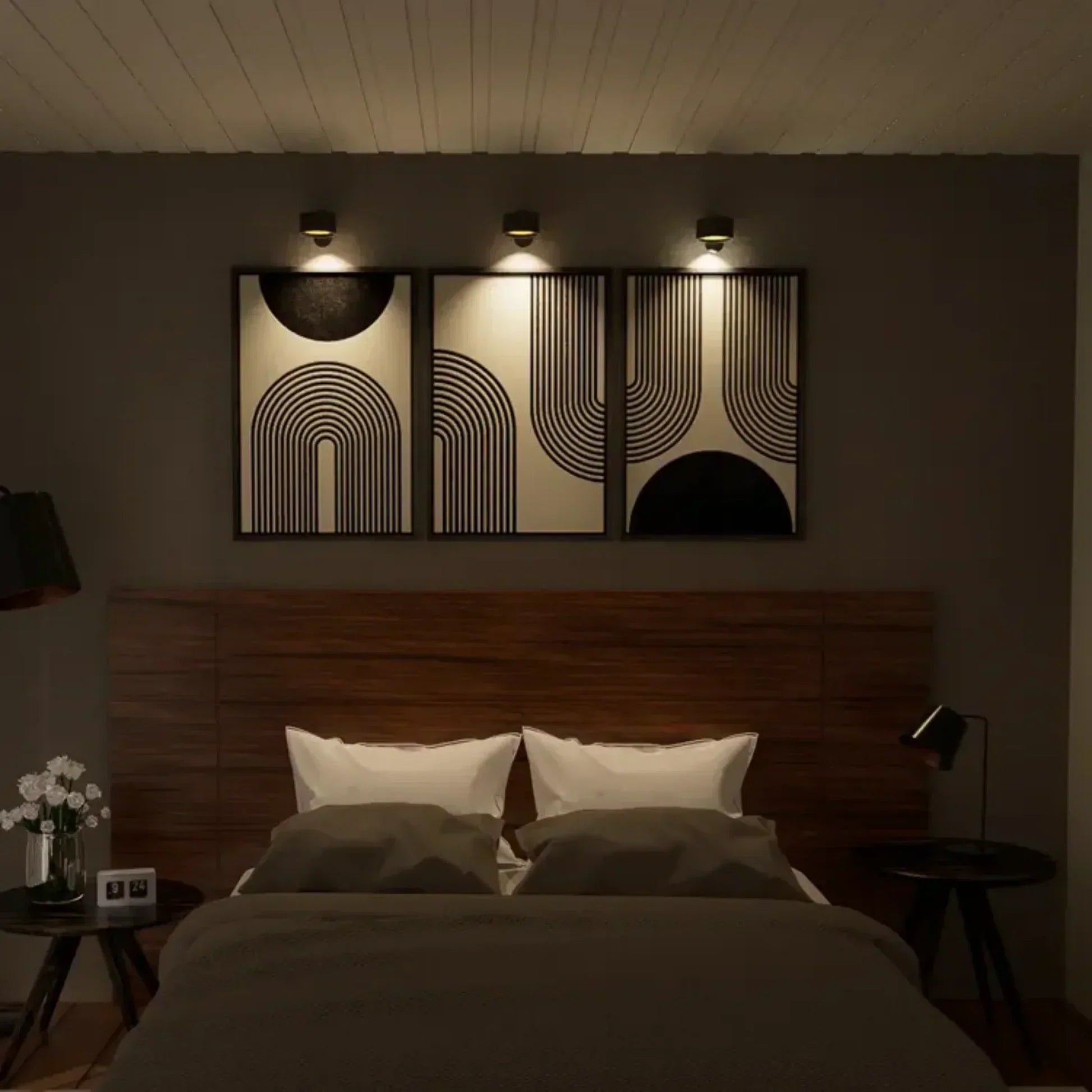 Applique Murale Sans Fil - FlexiGlow
