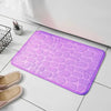 Tapis Antidérapant en Mousse à Mémoire & Tapis de Salon – Design Velours Imprimé