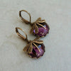 Boucles d'oreilles en goutte de pierre de lune libellule