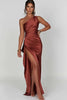 Souci | Robe maxi asymétrique avec fente haute