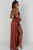 Souci | Robe maxi asymétrique avec fente haute