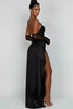 Souci | Robe maxi asymétrique avec fente haute