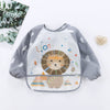Bavoir imperméable pour bébé avec manches