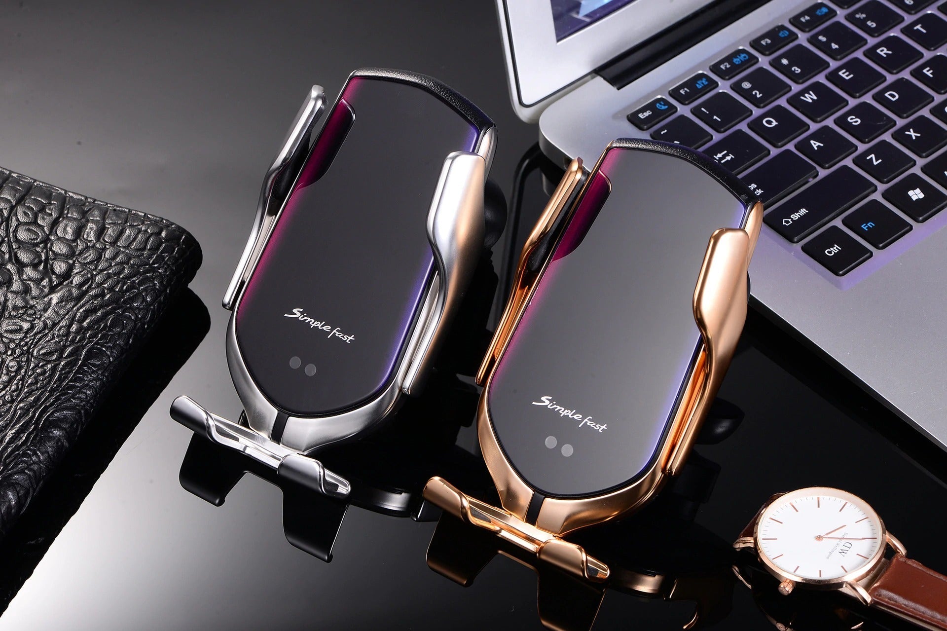 Support de Téléphone Automatique avec Chargeur Sans Fil – GripCharge