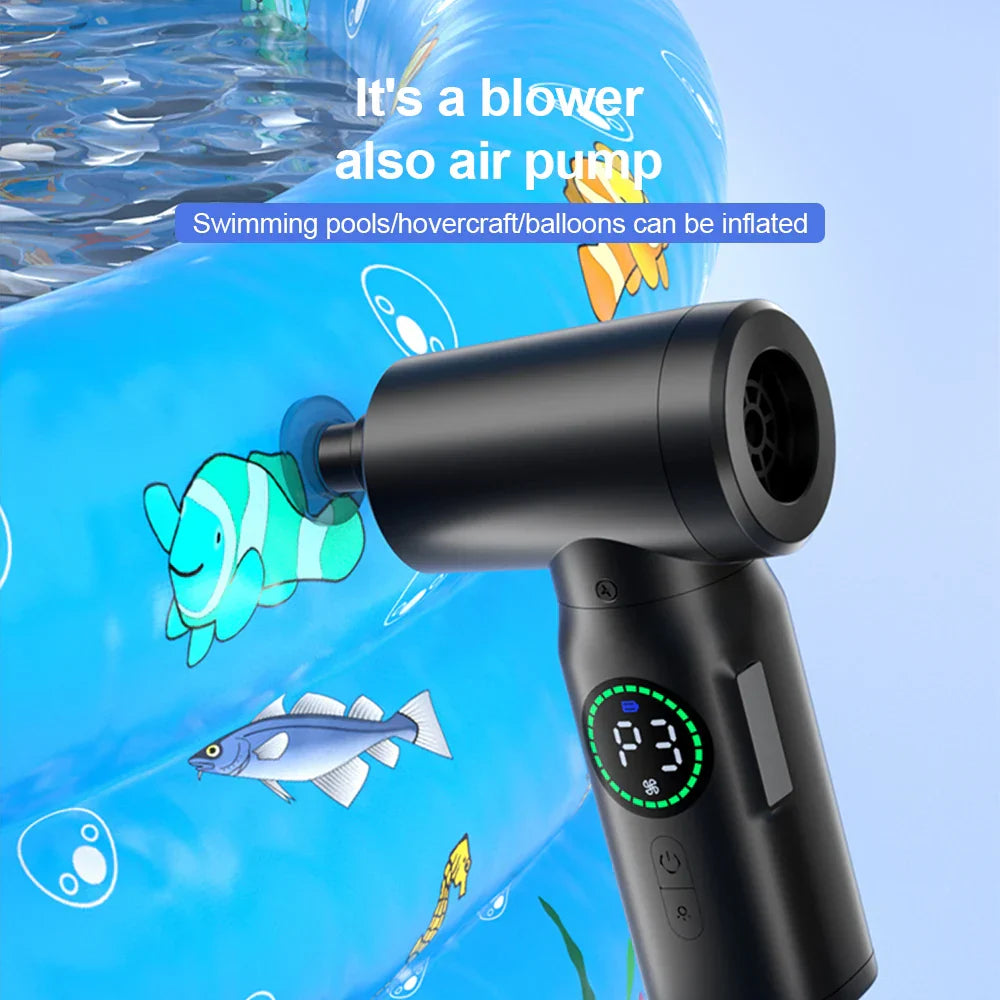 Aspirateur et souffleur portable 2-en-1 avec lumière LED (7500mAh) - AirMaster