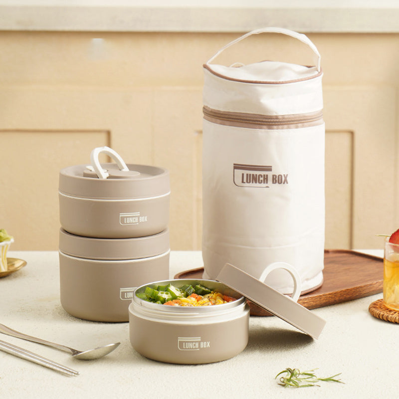Boîte à lunch isolée multicouche avec SAC DE TRANSPORT GRATUIT - ThermoBox