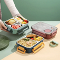 Boîte à déjeuner | Conteneur thermique pour aliments | Boîte à pain avec compartiments en acier inoxydable | Conteneur de chaleur | Esskraft