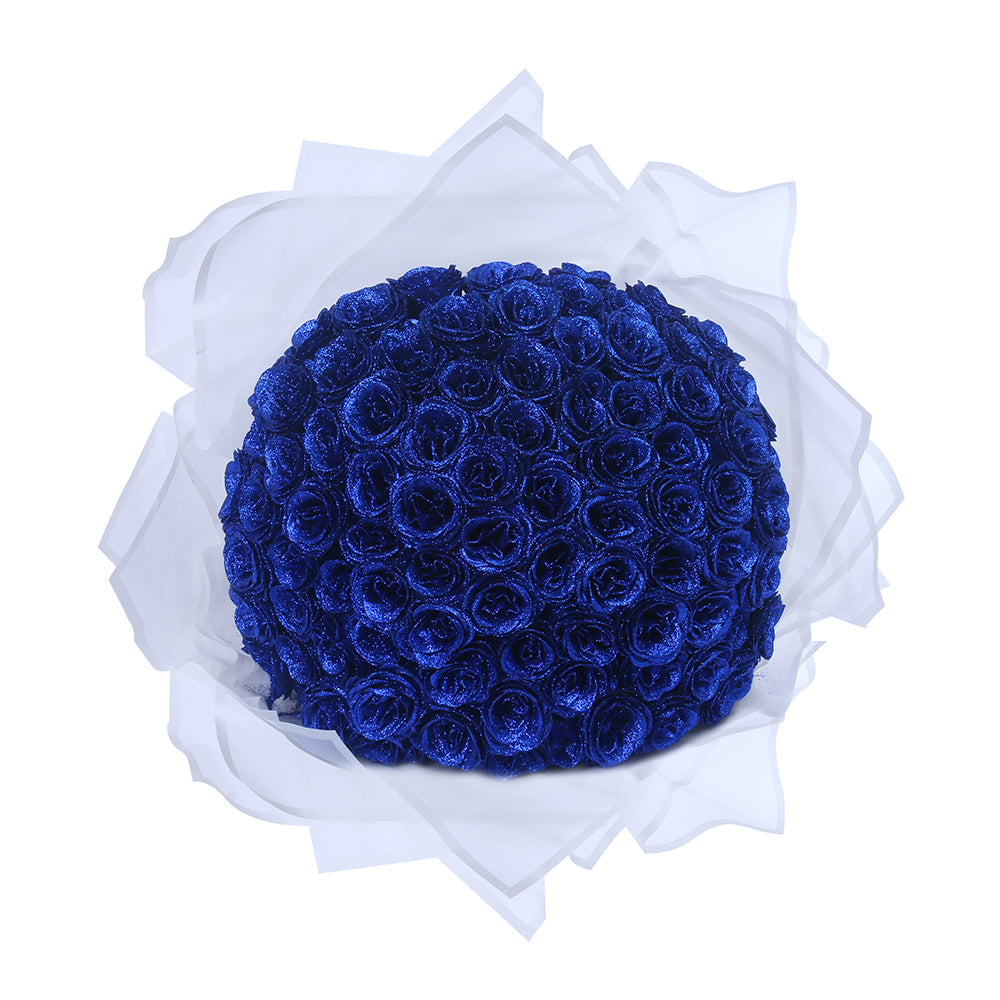 Bouquet de Roses Glitter Luxe - Éternellement Fleurissant