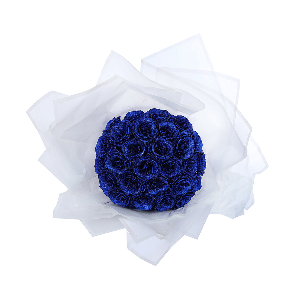 Bouquet de Roses Glitter Luxe - Éternellement Fleurissant