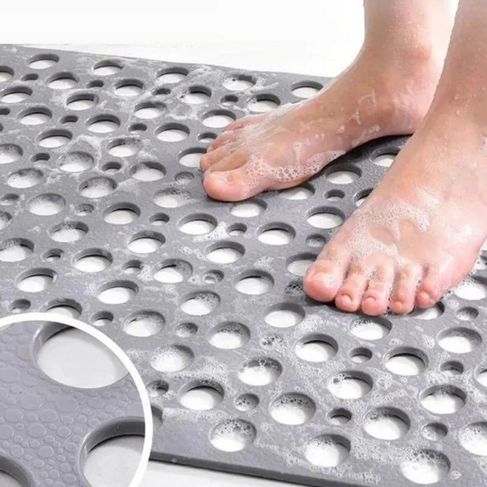 Tapis de Douche Antidérapant Luxe - Hygiénique & Résistant à la Moisissure | Sûr