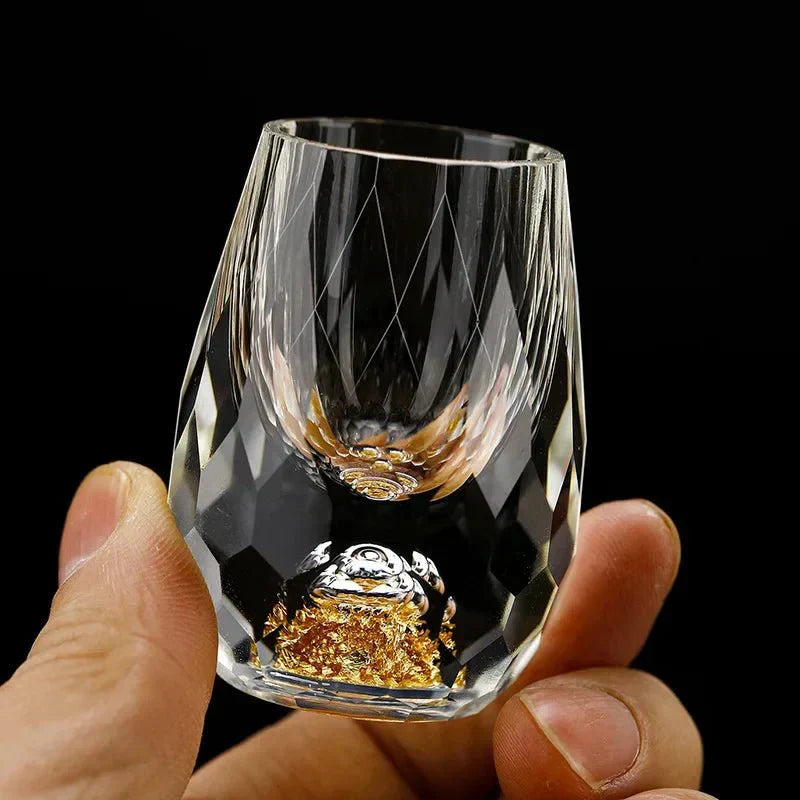Verres à Shot CrystalElegance - Set de Cristal Luxe pour Fêtes