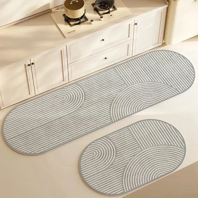 Tapis de cuisine - Antidérapant - Super Absorbant