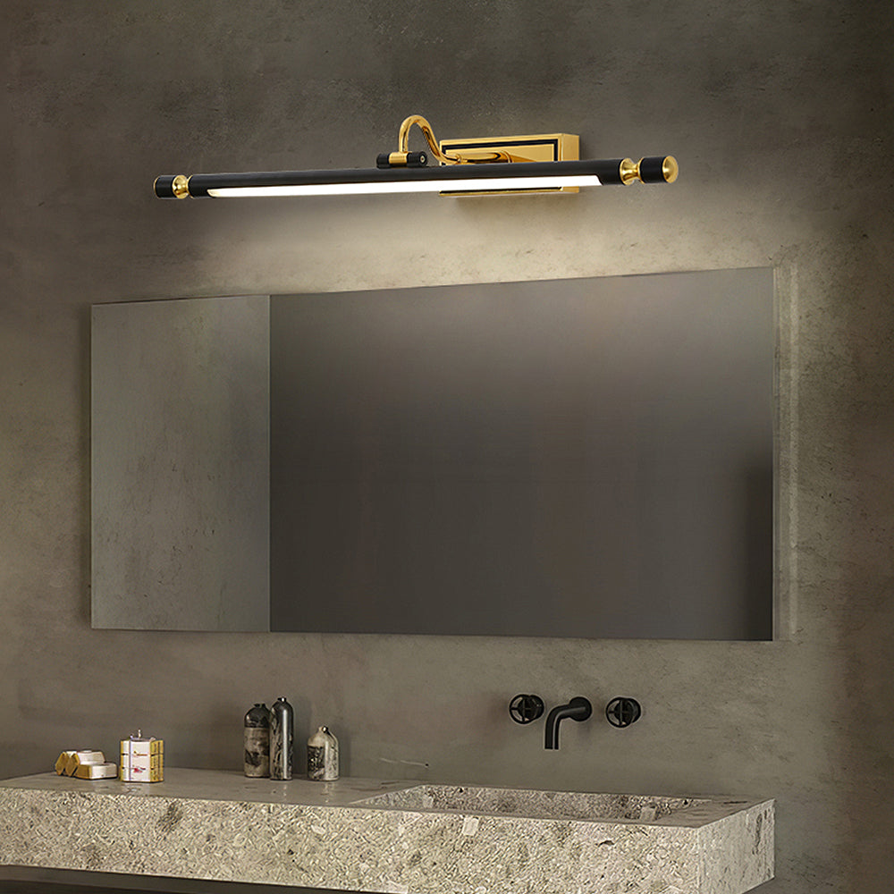 Applique Miroir Luxueuse Noir et Or – LumoGold