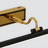 Applique Miroir Luxueuse Noir et Or – LumoGold