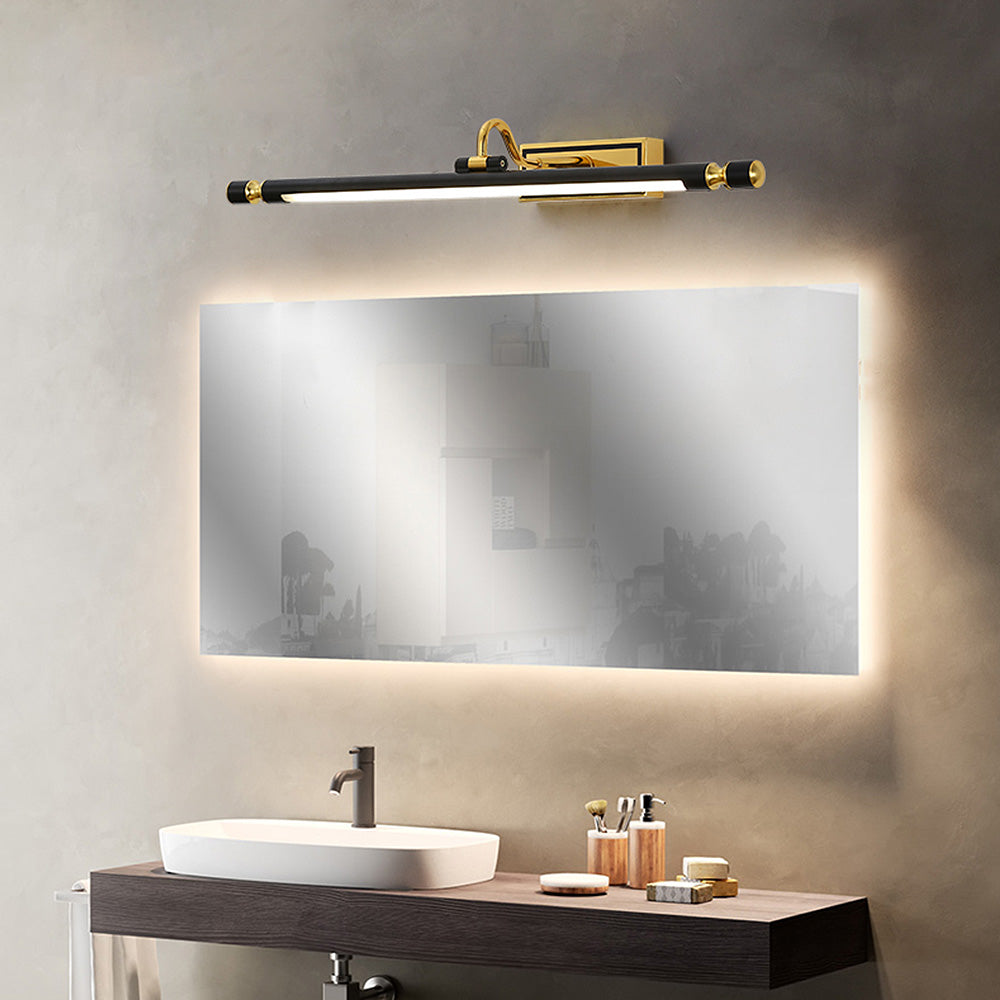 Applique Miroir Luxueuse Noir et Or – LumoGold