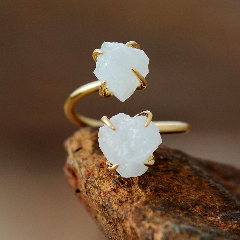 Bague en Pierre Précieuse Brute Unique - Mira