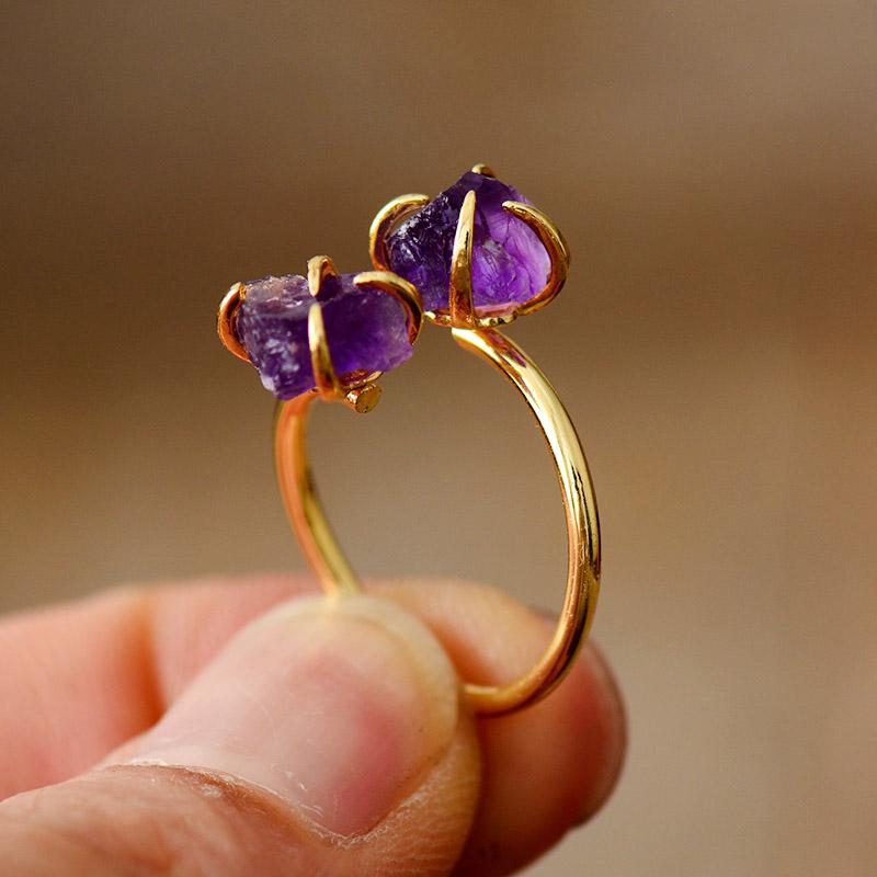 Bague en Pierre Précieuse Brute Unique - Mira
