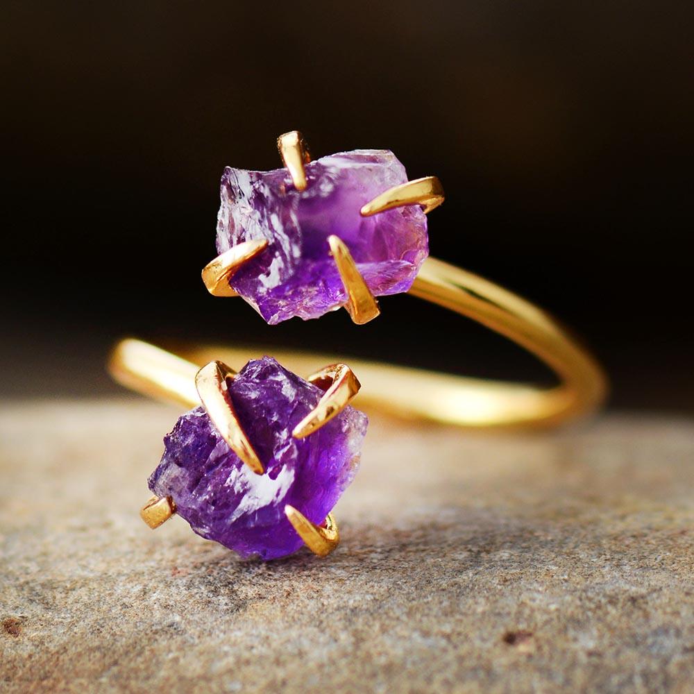 Bague en Pierre Précieuse Brute Unique - Mira