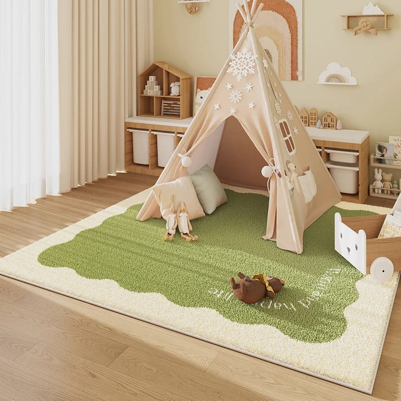 Tapis de Jeu Pliable pour Bébé avec Mousse à Mémoire – Tapis de Jeu Doux et Imperméable pour Intérieur et Extérieur