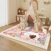 Tapis de Jeu Pliable pour Bébé avec Mousse à Mémoire – Tapis de Jeu Doux et Imperméable pour Intérieur et Extérieur