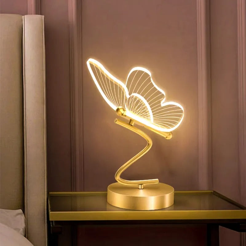 Aetherwing™ | Lampe de Table LED Papillon | Design Moderne avec Luminosité Ajustable | Parfaite pour le Salon et la Chambre