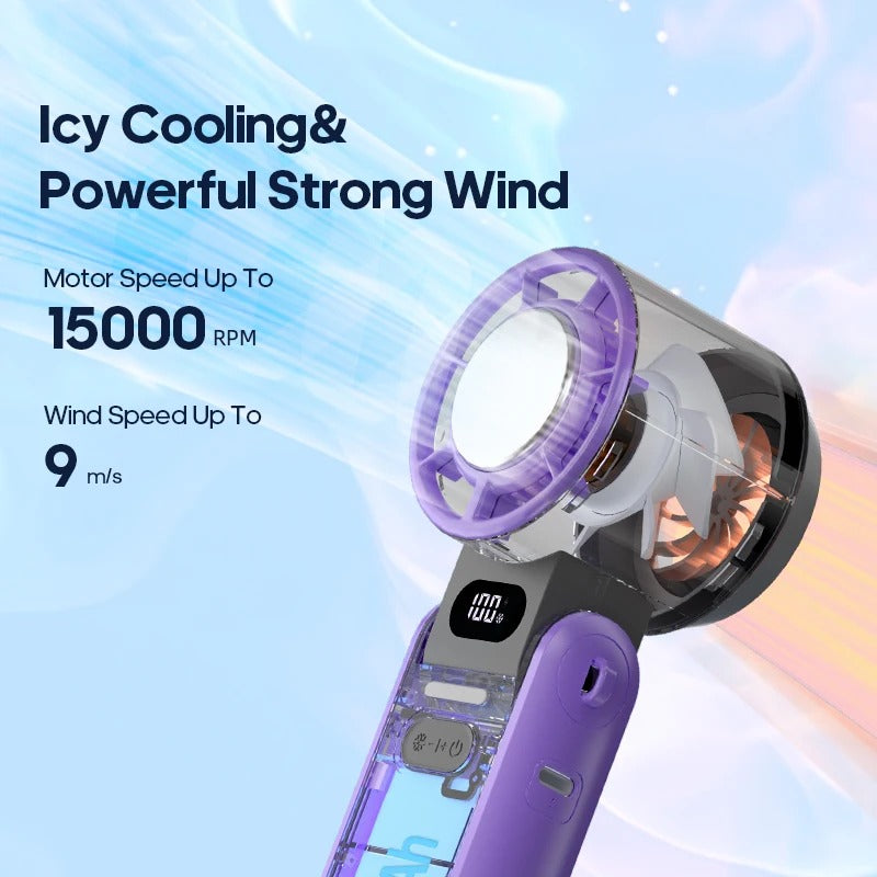 Ventilateur Portable Pliable à Main pour Extérieur